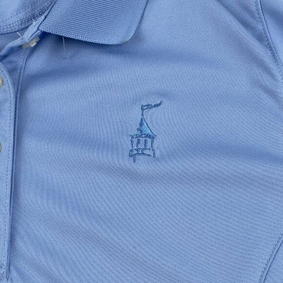 FootJoy Polo Shirt Blue Womens Size M Jekyll Island Club Resort - Picture 3 of 9